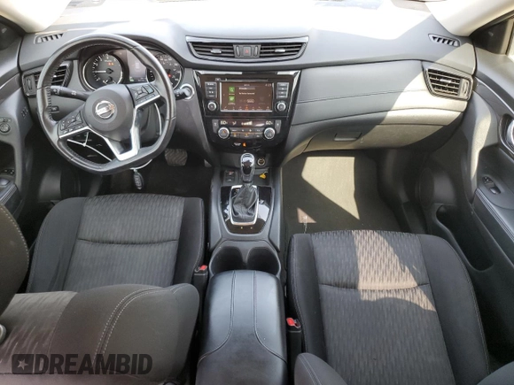2019 Nissan Rogue SV with VIN JN8AT2MV4KW384334, listed as a Copart auction lot 51304765 with 90,144 mi miles and Salvage Title. Bid and sale history available at carsss.com. Image 8.