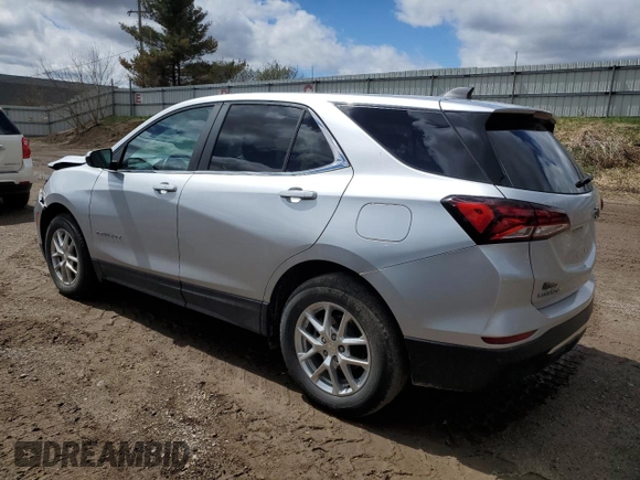 2022 Chevrolet Equinox LT with VIN 3GNAXKEV7NS104735, listed as a Copart auction lot 52773035 with 27,331 mi miles and Clean Title. Bid and sale history available at DreamBid. Image 2.