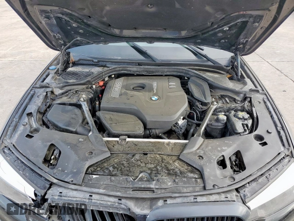 2017 BMW 5 Series 530i with VIN WBAJA5C35HG897952, listed as a Copart auction lot 55691385 with 135,869 mi miles and Salvage title. Bid and sale history available at DreamBid. Image 11.