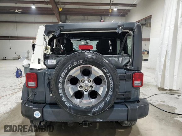 2018 Jeep Wrangler JK Unlimited Sahara with VIN 1C4HJWEG2JL835901, listed as a Copart auction lot 74591474 with 20,389 mi miles and Salvage Title. Bid and sale history available at carsss.com. Image 6.