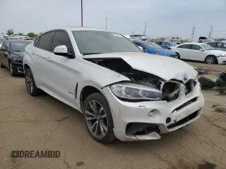 2016 BMW X6 xDrive35i with VIN 5UXKU2C55G0N81617, listed as a Copart auction lot 52190213 with 73,585 mi miles. Bid and sale history available at carsss.com. Image 4.