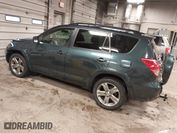 2008 Toyota RAV4 Sport with VIN JTMBK32V585065020, listed as a IAAI auction lot 41300285 with 120,076 mi miles. Bid and sale history available at carsss.com. Image 3.