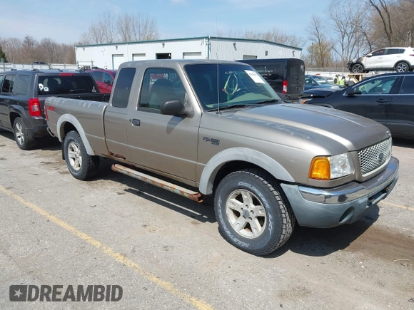 2003 Ford Ranger XL Fleet with VIN 1FTZR45EX3TA42560, listed as a IAAI auction lot 42043472 with 106,051 mi miles and . Bid and sale history available at carsss.com. Image 1.