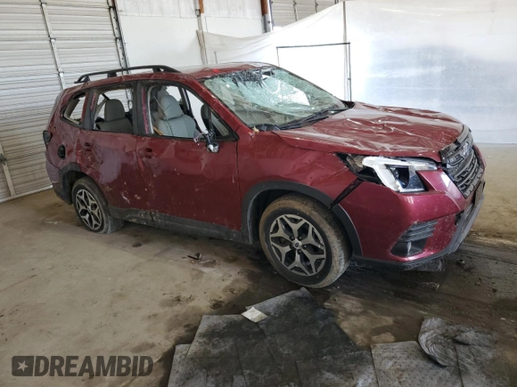 2023 Subaru Forester Premium with VIN JF2SKAEC7PH501492, listed as a Copart auction lot 59079455 with Not provided miles and Salvage title. Bid and sale history available at DreamBid. Image 4.