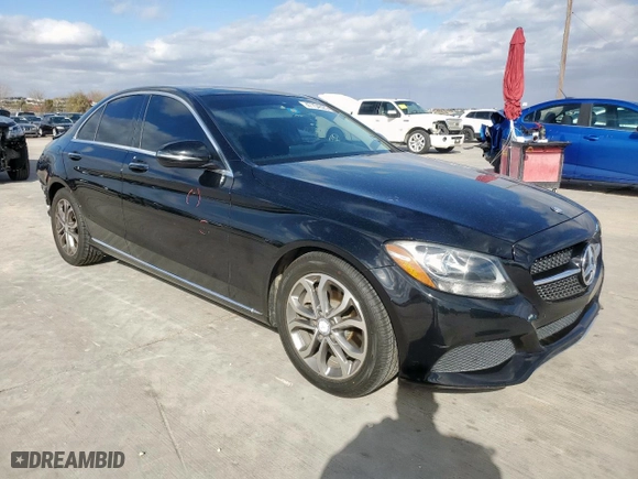 2016 Mercedes-Benz C-Class C 300 with VIN 55SWF4JB8GU175414, listed as a Copart auction lot 47754595 with 91,281 mi miles and Salvage Title. Bid and sale history available at carsss.com. Image 4.