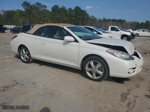2007 Toyota Camry Solara SE with VIN 4T1FA38P27U114560, listed as a Copart auction lot 51198395 with 84,125 mi miles and Salvage Title. Bid and sale history available at carsss.com. Image 4.