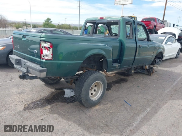 2000 Ford Ranger XL with VIN 1FTZR15V8YPB56331, listed as a IAAI auction lot 42072088 with 106,999 mi miles. Bid and sale history available at carsss.com. Image 4.