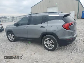 2020 GMC Terrain SLE with VIN 3GKALMEV5LL202108, listed as a Copart auction lot 47255375 with 44,187 mi miles and Salvage Title. Bid and sale history available at carsss.com. Image 2.