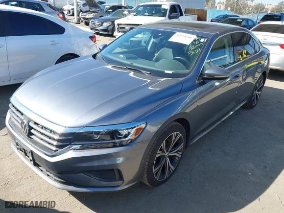 2020 Volkswagen Passat 2.0T SEL with VIN 1VWCA7A30LC025234, listed as a IAAI auction lot 41699506 with 49,117 mi miles. Bid and sale history available at carsss.com. Image 17.
