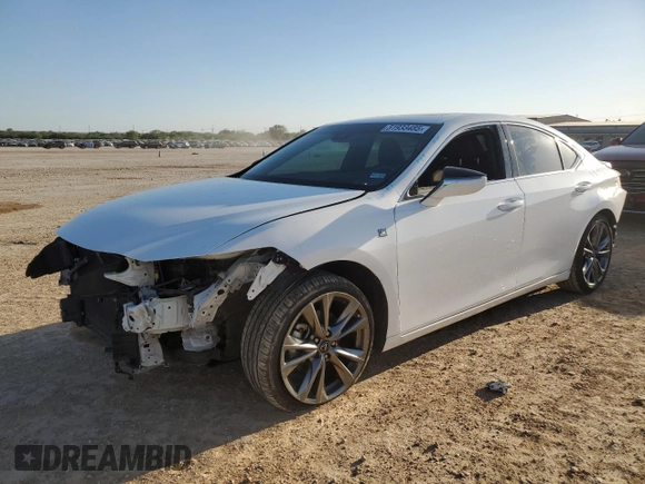2020 Lexus ES 350 F Sport z VIN 58AGZ1B16LU075657, wystawiony jako Copart lot #51933485 z przebiegiem 58 816 mil mil oraz Szkoda całkowita • Salvage title. Historia ofert i sprzedaży dostępna na DreamBid. Obrazek 1.