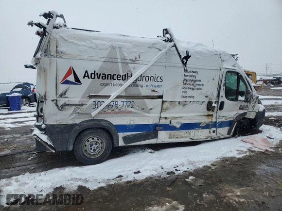 2017 Ram ProMaster Cargo with VIN 3C6TRVDG3HE527323, listed as a Copart auction lot 79854774 with 90,461 mi miles and Salvage Title. Bid and sale history available at carsss.com. Image 3.