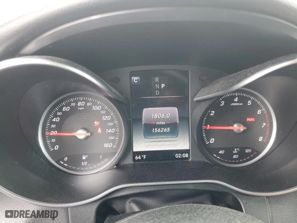 2017 Mercedes-Benz GLC with VIN WDC0G4JB2HF149497, listed as a Copart auction lot 45184615 with 156,265 mi miles and Salvage Title. Bid and sale history available at carsss.com. Image 9.