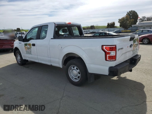 2018 Ford F-150 XL with VIN 1FTEX1CB8JKD59638, listed as a Copart auction lot 47296195 with 162,040 mi miles and Salvage title. Bid and sale history available at DreamBid. Image 2.