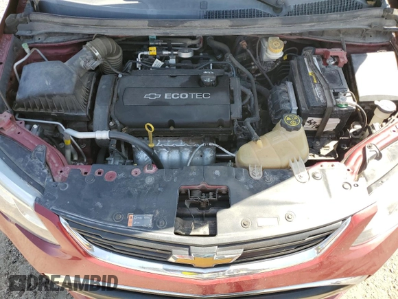 2017 Chevrolet Sonic LT z VIN 1G1JD5SH1H4127331, wystawiony jako Copart lot #52709905 z przebiegiem 73 810 mil mil oraz Szkoda całkowita • Salvage title. Historia ofert i sprzedaży dostępna na DreamBid. Obrazek 11.