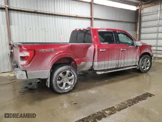 2022 Ford F-150 XL with VIN 1FTFW1E54NKE31536, listed as a Copart auction lot 46271985 with 41,986 mi miles and Salvage Title. Bid and sale history available at carsss.com. Image 3.