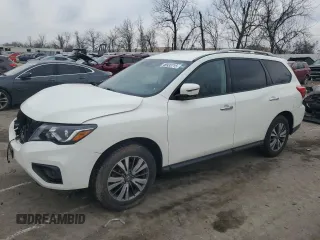 2019 Nissan Pathfinder SL with VIN 5N1DR2MM8KC644181, listed as a Copart auction lot 46933715 with 98,689 mi miles and Salvage Title. Bid and sale history available at carsss.com. Image 1.