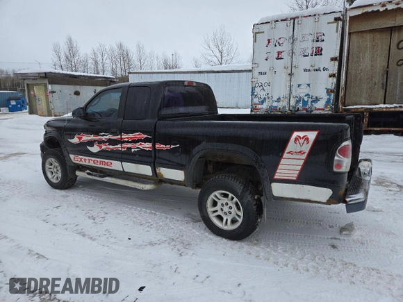 2000 Dodge Dakota Sport with VIN 1B7GG22N9YS708746, listed as a Copart auction lot 47067725 with 292,586 mi miles and Salvage Title. Bid and sale history available at carsss.com. Image 2.