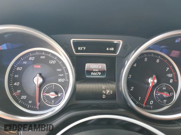 2016 Mercedes-Benz GLE 350 with VIN 4JGDA5JB5GA747217, listed as a Copart auction lot 62412715 with 94,479 mi miles and Salvage title. Bid and sale history available at DreamBid. Image 9.
