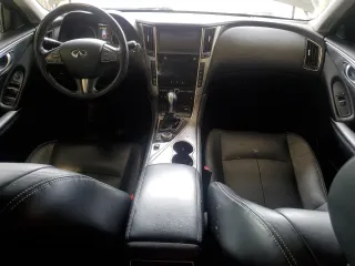 2015 Infiniti Q50 Sport with VIN JN1BV7AR5FM398763, listed as a Copart auction lot 60821115 with Not provided miles and Salvage title. Bid and sale history available at DreamBid. Image 8.