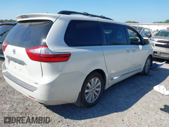 2016 Toyota Sienna XLE with VIN 5TDYK3DC8GS758226, listed as a IAAI auction lot 41894191 with 107,233 mi miles and . Bid and sale history available at DreamBid. Image 4.