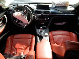2017 BMW M3 with VIN WBS8M9C53H5G83759, listed as a Copart auction lot 44418154 with 96,795 mi miles. Bid and sale history available at carsss.com. Image 8.