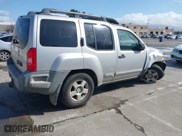2005 Nissan Xterra S with VIN 5N1AN08U25C617723, listed as a IAAI auction lot 41588610 with Not Provided miles. Bid and sale history available at carsss.com. Image 4.