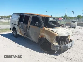 2018 Chevrolet Express Cargo with VIN 1GCWGAFP1J1299445, listed as a IAAI auction lot 41638462 with Not provided miles and . Bid and sale history available at DreamBid. Image 1.
