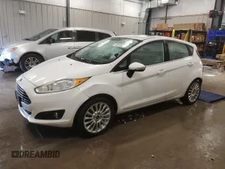 2015 Ford Fiesta Titanium z VIN 3FADP4FJXFM133400, wystawiony jako Copart lot #46109375 z przebiegiem 143 007 mil mil oraz Czysty tytuł • Clean title. Historia ofert i sprzedaży dostępna na DreamBid. Obrazek 1.