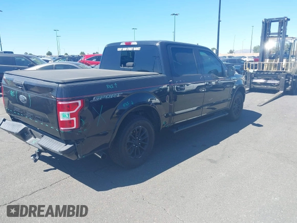 2019 Ford F-150 XL with VIN 1FTEW1CP9KKD28429, listed as a IAAI auction lot 41397905 with 96,793 mi miles and . Bid and sale history available at carsss.com. Image 4.
