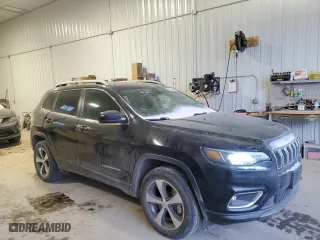 2020 Jeep Cherokee Limited with VIN 1C4PJMDN3LD590863, listed as a Copart auction lot 89200785 with 74,684 mi miles and Salvage Title. Bid and sale history available at carsss.com. Image 4.