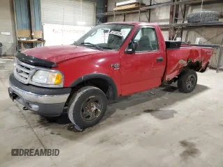 2003 Ford F-150 XL with VIN 2FTRF18W93CB06996, listed as a Copart auction lot 42758725 with 142,428 mi miles and Salvage title. Bid and sale history available at DreamBid. Image 1.