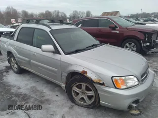 2005 Subaru Baja Special Sports с VIN 4S4BT62C057105397, выставлен на аукционе IAAI как лот 41684042 с пробегом 124 228 миль миль и . История ставок и продаж доступна на DreamBid. Изображение 1.