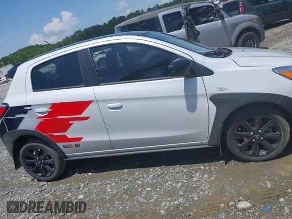2023 Mitsubishi Mirage Black Edition with VIN ML32AWHJ0PH005641, listed as a IAAI auction lot 39886475 with 11,379 mi miles and . Bid and sale history available at DreamBid. Image 13.
