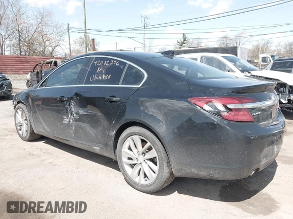 2015 Buick Regal Premium I with VIN 2G4GN5EX6F9208123, listed as a IAAI auction lot 42082556 with 168,725 mi miles. Bid and sale history available at carsss.com. Image 3.