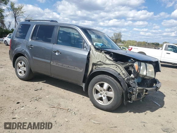2011 Honda Pilot EX-L with VIN 5FNYF4H53BB036343, listed as a Copart auction lot 52136145 with 217,132 mi miles and Salvage Title. Bid and sale history available at carsss.com. Image 4.
