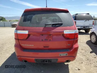2013 Dodge Durango R/T with VIN 1C4SDHCT9DC689526, listed as a Copart auction lot 56386035 with 65,242 mi miles and Salvage title. Bid and sale history available at DreamBid. Image 6.