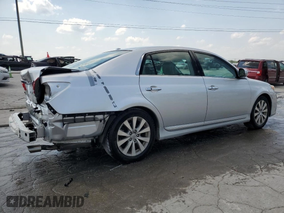 2011 Toyota Avalon with VIN 4T1BK3DB3BU395511, listed as a Copart auction lot 59204995 with 78,585 mi miles and Salvage title. Bid and sale history available at DreamBid. Image 3.
