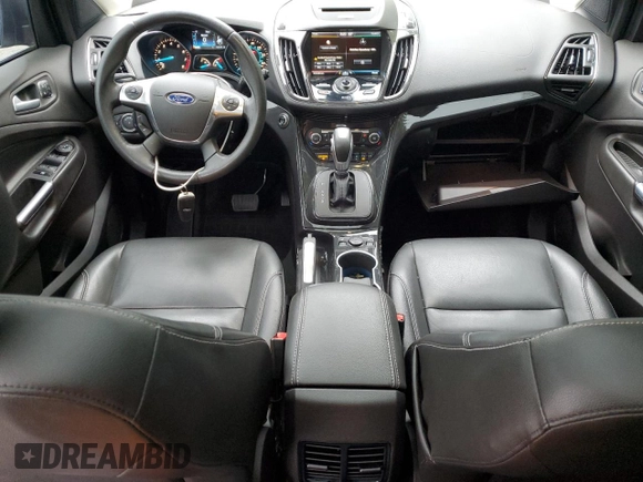 2015 Ford Escape Titanium with VIN 1FMCU9J93FUA67563, listed as a Copart auction lot 61770085 with 134,201 mi miles and Salvage title. Bid and sale history available at DreamBid. Image 8.