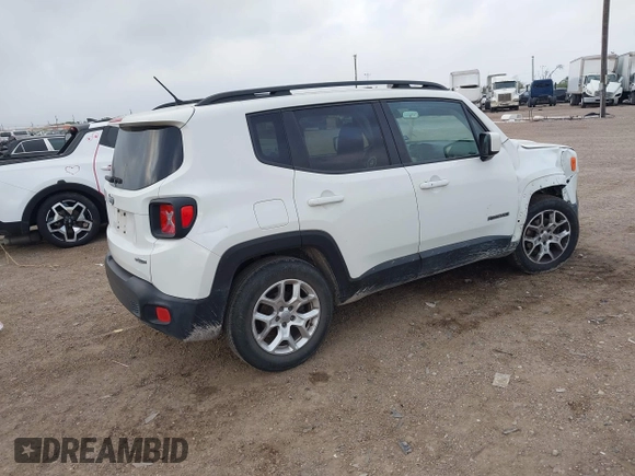 2017 Jeep Renegade Altitude with VIN ZACCJABB4HPG40118, listed as a IAAI auction lot 41945302 with 67,248 mi miles and . Bid and sale history available at DreamBid. Image 4.