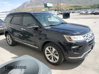 2019 Ford Explorer Limited z VIN 1FM5K8F86KGB42919, wystawiony jako Copart lot #56750555 z przebiegiem 81 520 mil mil oraz Szkoda całkowita • Salvage title. Historia ofert i sprzedaży dostępna na DreamBid. Obrazek 4.