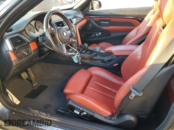 2016 BMW M4 with VIN WBS3U9C56GP968823, listed as a Copart auction lot 42912505 with 62,996 mi miles and Salvage Title. Bid and sale history available at carsss.com. Image 7.
