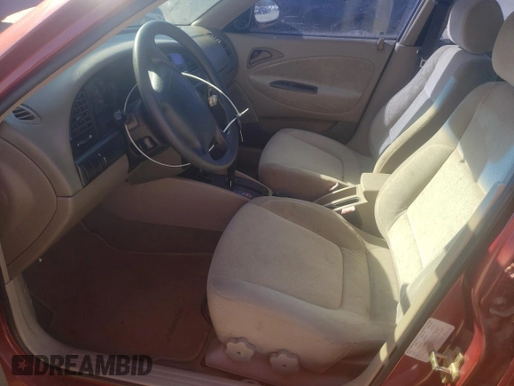 2000 Daewoo Nubira CDX z VIN KLAJB82Z7YK546648, wystawiony jako Copart lot #43050445 z przebiegiem 77 874 mil mil oraz Tytuł czysty. Historia ofert i sprzedaży dostępna na DreamBid. Obrazek 7.