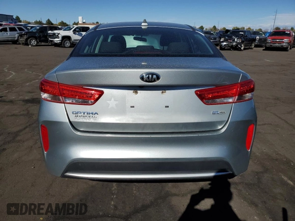 2017 Kia Optima Hybrid with VIN KNAGT4LC1H5005061, listed as a Copart auction lot 76881074 with 121,762 mi miles and Salvage Title. Bid and sale history available at carsss.com. Image 6.
