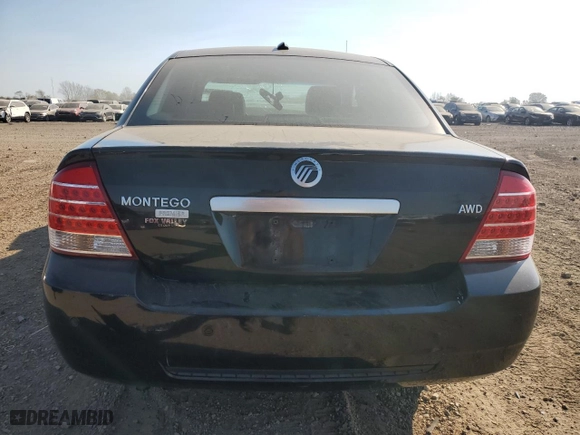 2007 Mercury Montego Premier with VIN 1MEHM43177G607984, listed as a Copart auction lot 76375754 with 0 mi miles and Salvage Title. Bid and sale history available at carsss.com. Image 6.