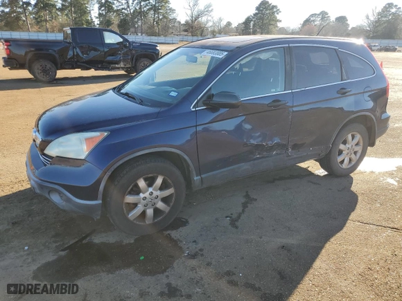 2007 Honda CR-V EX with VIN JHLRE38587C035066, listed as a Copart auction lot 46693885 with 169,776 mi miles and Salvage Title. Bid and sale history available at carsss.com. Image 1.