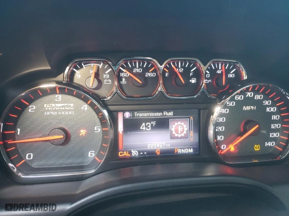 2016 GMC Sierra 1500 SLT with VIN 3GTU2NEC1GG295210, listed as a Copart auction lot 46479015 with 225,427 mi miles and Salvage Title. Bid and sale history available at carsss.com. Image 9.