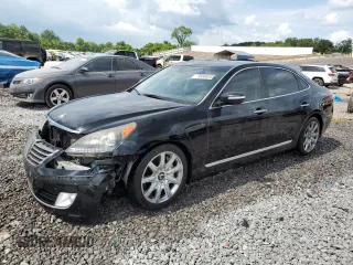 2013 Hyundai Equus Signature with VIN KMHGH4JH4DU071697, listed as a Copart auction lot 58568205 with 117,549 mi miles and Salvage title. Bid and sale history available at DreamBid. Image 1.