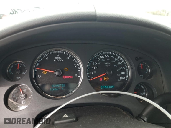 2008 Chevrolet Tahoe LS with VIN 1GNFC13C18R137475, listed as a Copart auction lot 49703255 with 126,667 mi miles and Salvage title. Bid and sale history available at DreamBid. Image 9.