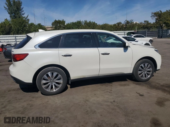 2015 Acura MDX Technology with VIN 5FRYD3H41FB004096, listed as a Copart auction lot 42956645 with 149,115 mi miles and Salvage Title. Bid and sale history available at DreamBid. Image 3.
