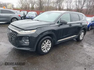2019 Hyundai Santa Fe SE with VIN 5NMS23AD8KH008680, listed as a IAAI auction lot 42023218 with 67,745 mi miles and . Bid and sale history available at DreamBid. Image 17.